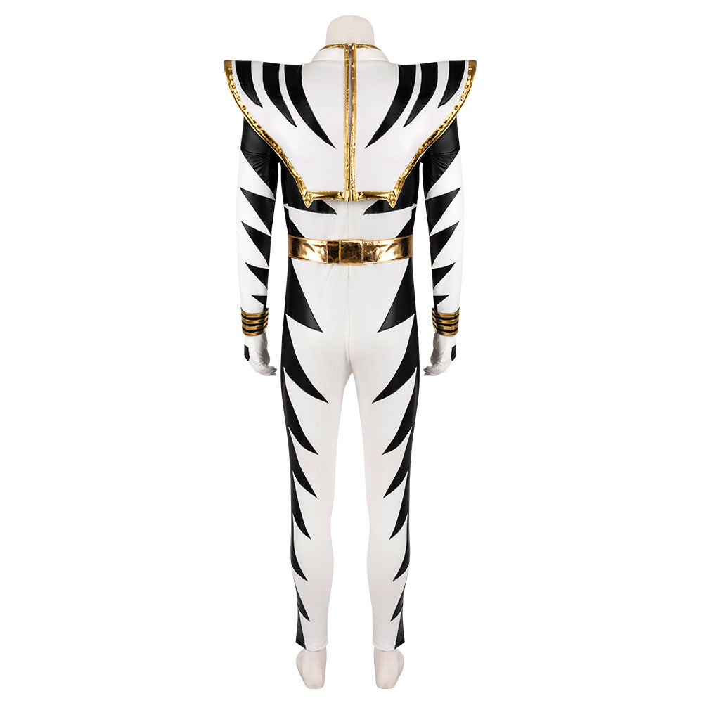 Power Rangers Dino Thunder White Dino Ranger Cosplay Costume