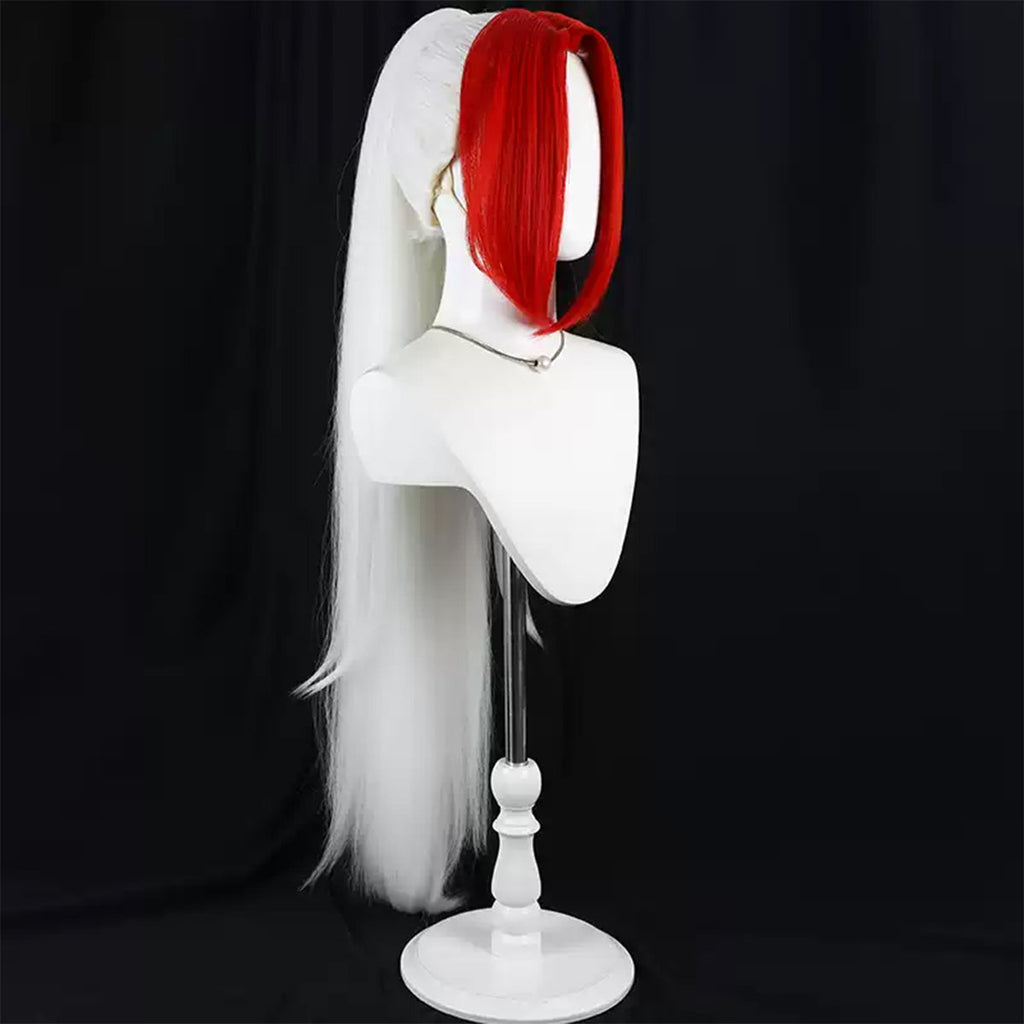 Daemons of the Shadow Realm Yomi No Tsugai Left Red White Cosplay Wig