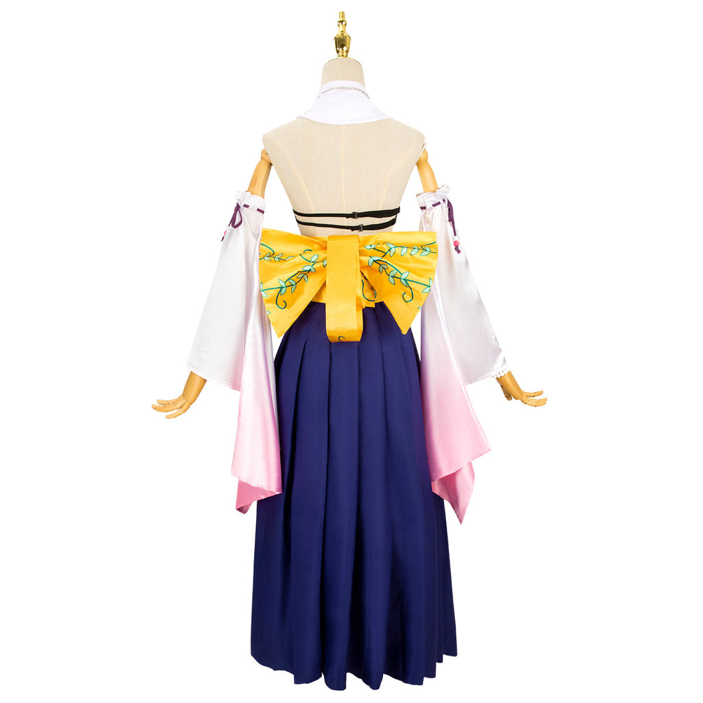 Final Fantasy X FF10 Yuna Cosplay Costume - Deluxe Version