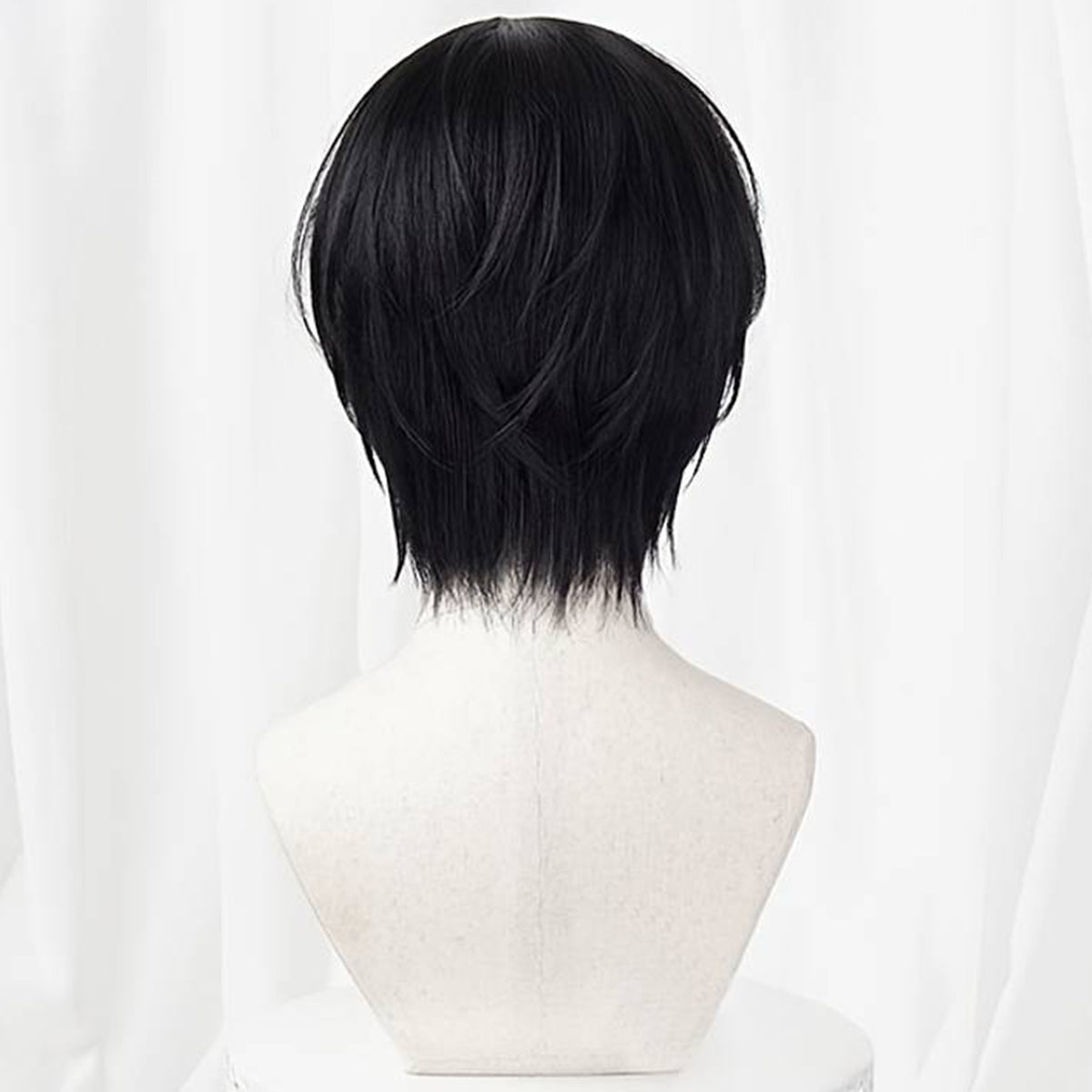 Rurouni Kenshin Sojiro Seta Black Cosplay Wig