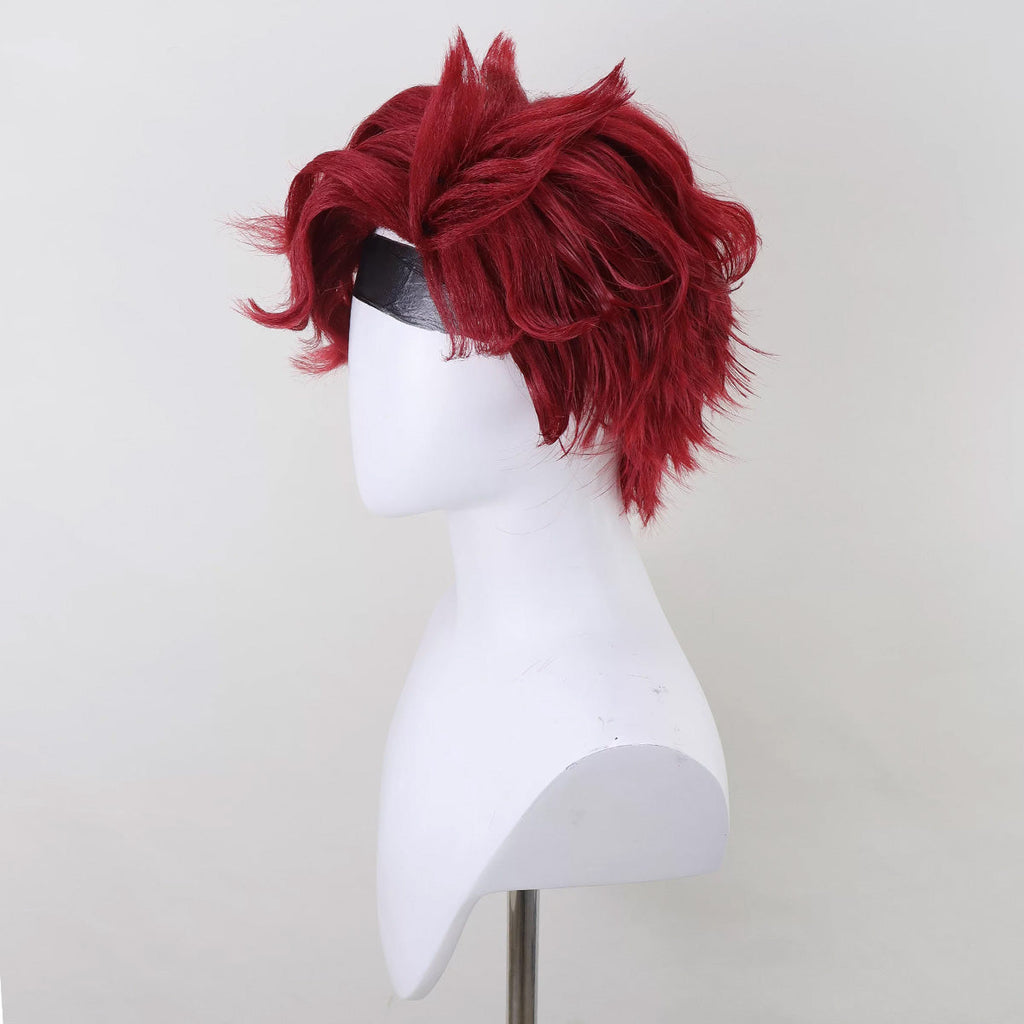 Marvel Rivals Gambit Red Cosplay Wig-No Headband
