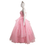 Wicked (2024) Glinda Pink Dress Cosplay Costume