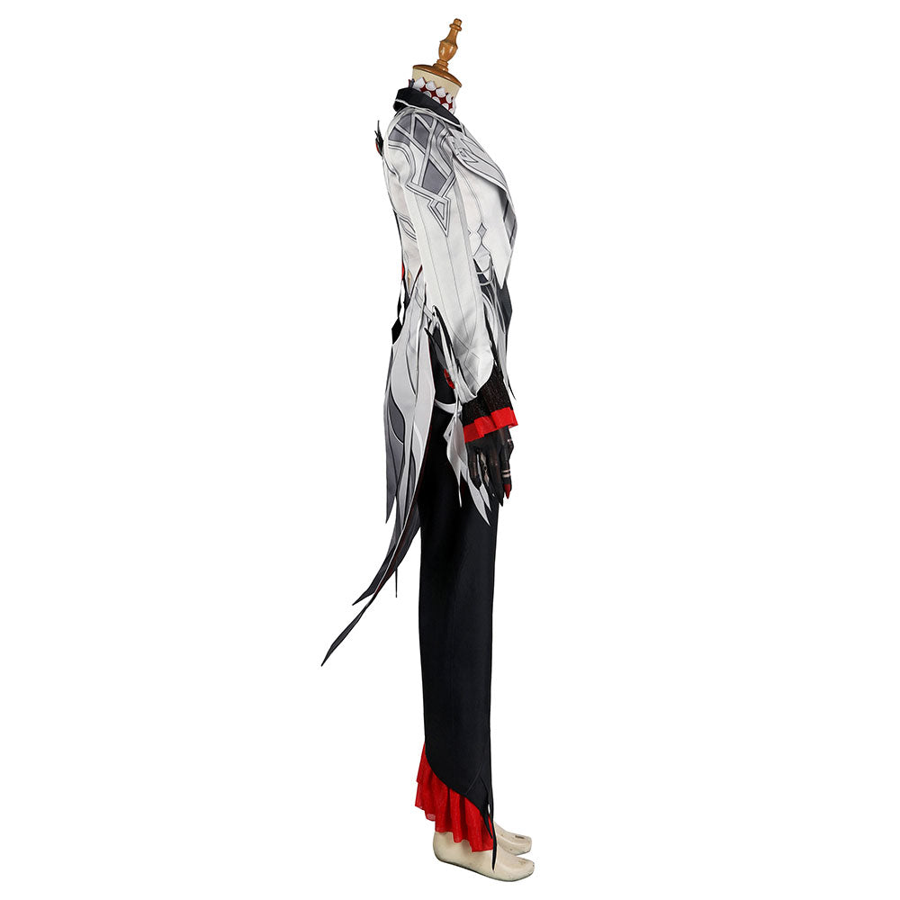 Genshin Impact Fatui Arlecchino Servant New Cosplay Costume
