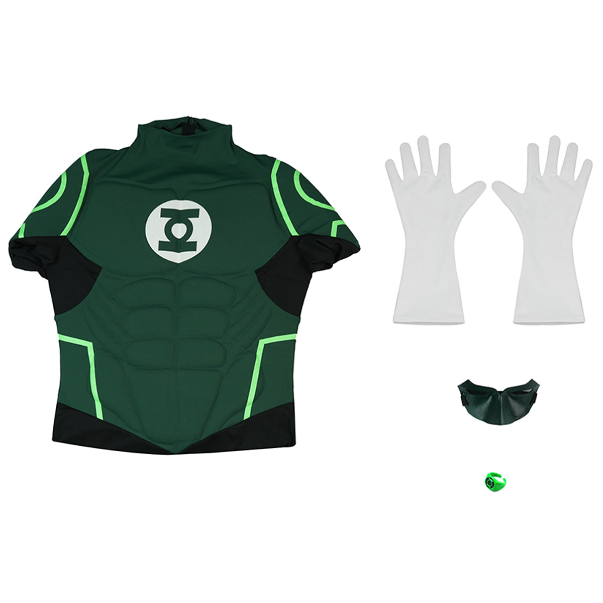 Green Lantern Hal Jordan Cosplay Costume - No Boots