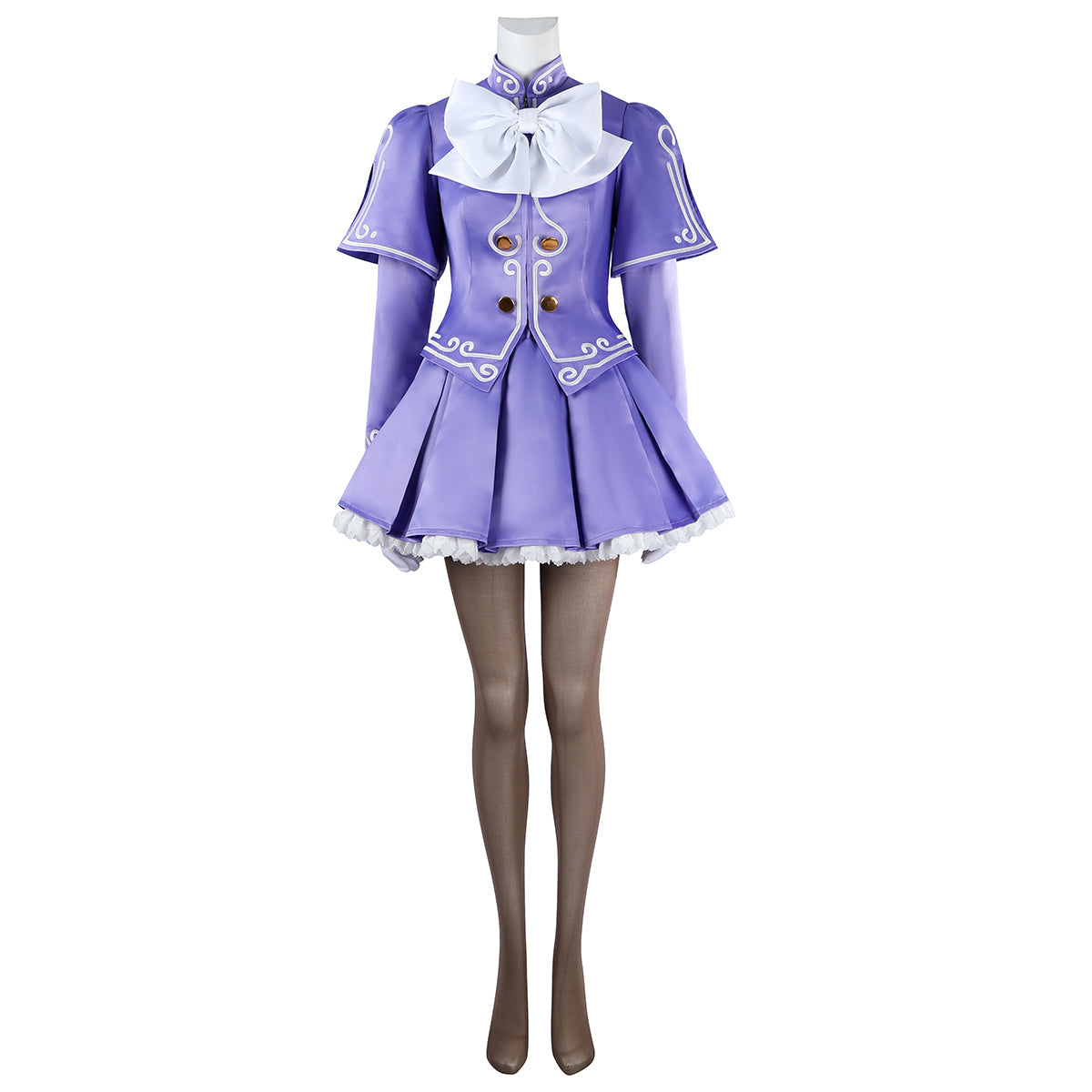 SF 6 Ingrid Purple Dress Cosplay Costume