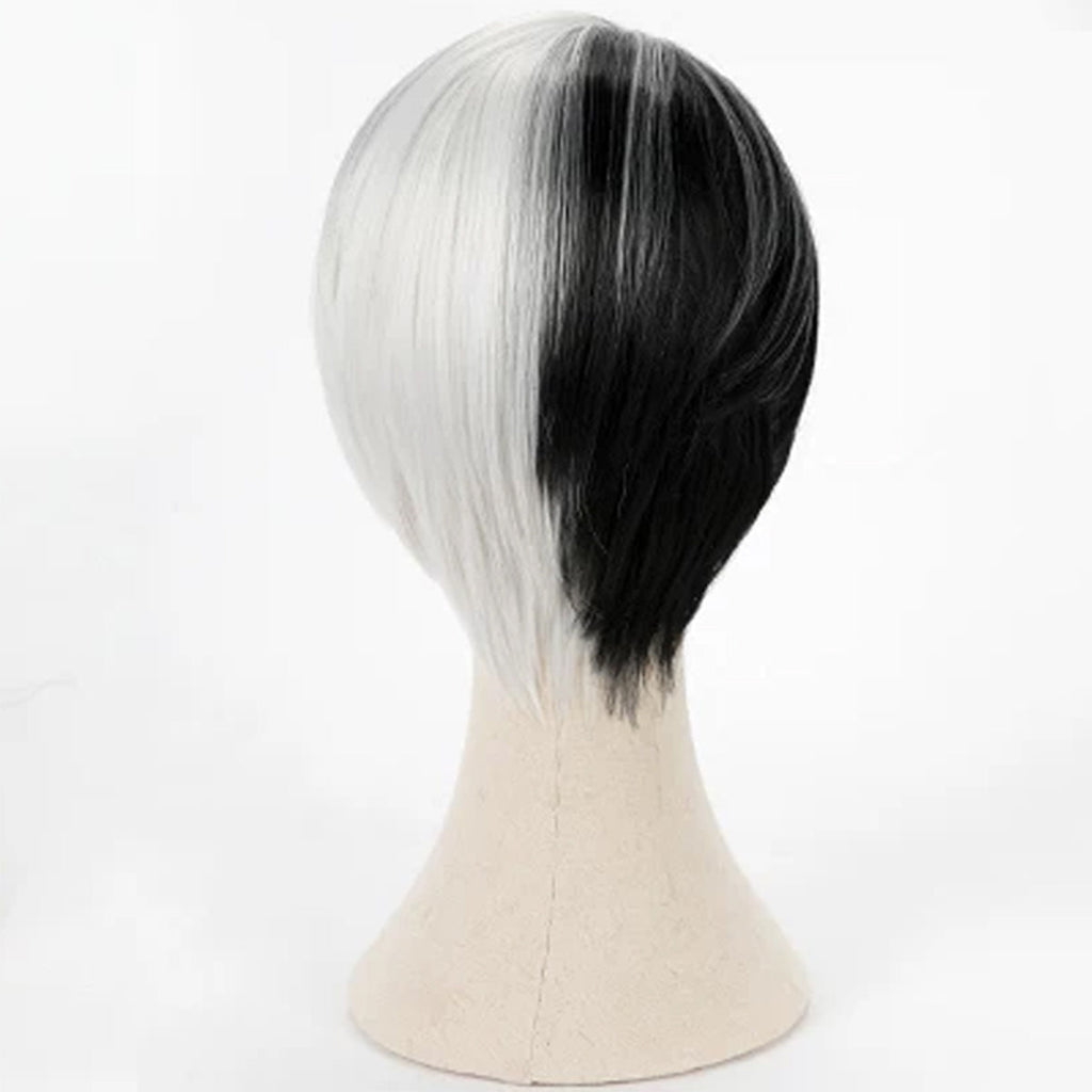 Twisted Wonderland Divus Crewel Black White Cosplay Wig