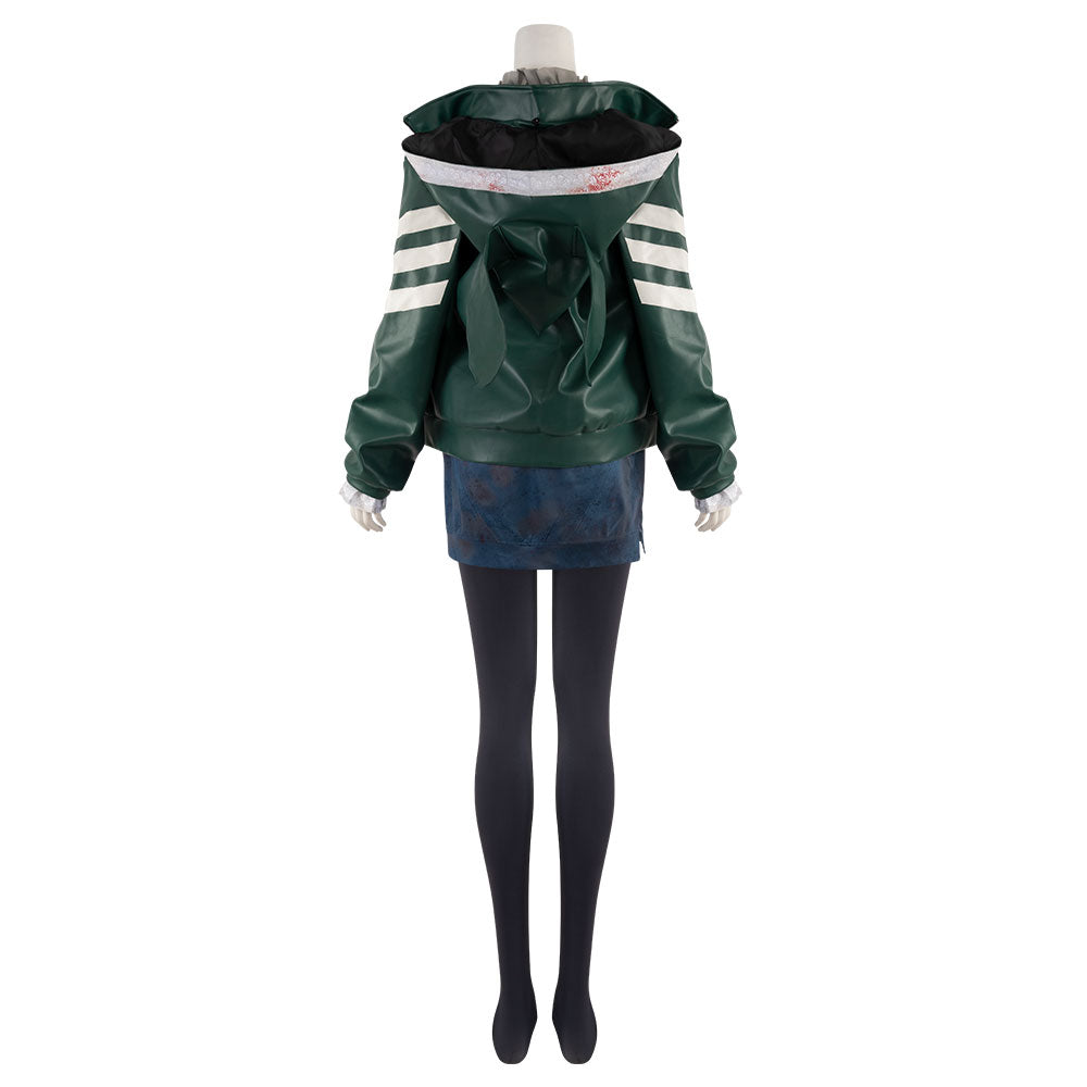 Dead by Daylight Bunny Feng Min Green Cosplay Costume