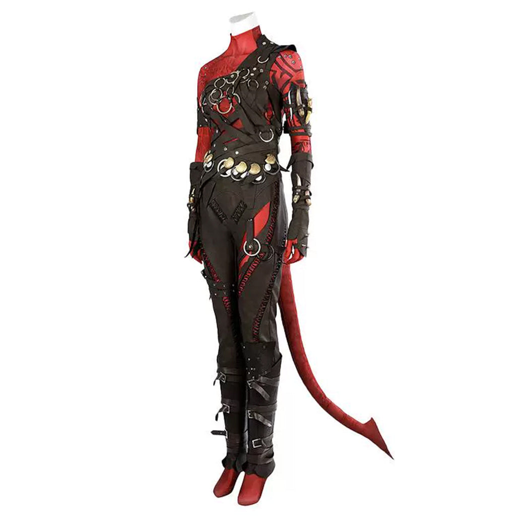 Baldur's Gate 3 Karlach Black Cosplay Costume