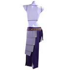 One Piece Nico Robin Elbaph Purple Cosplay Costume