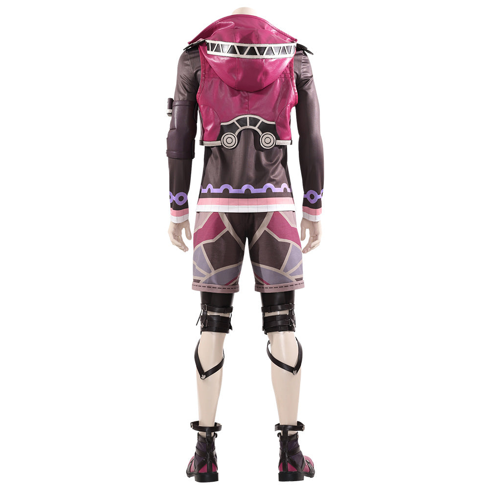 Xenoblade Chronicles: Definitive Edition Shulk Purple Cosplay Costume