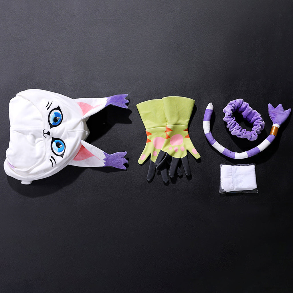 Digimon Story: Time Stranger Gatomon Kanan Yuuki Cosplay Costume