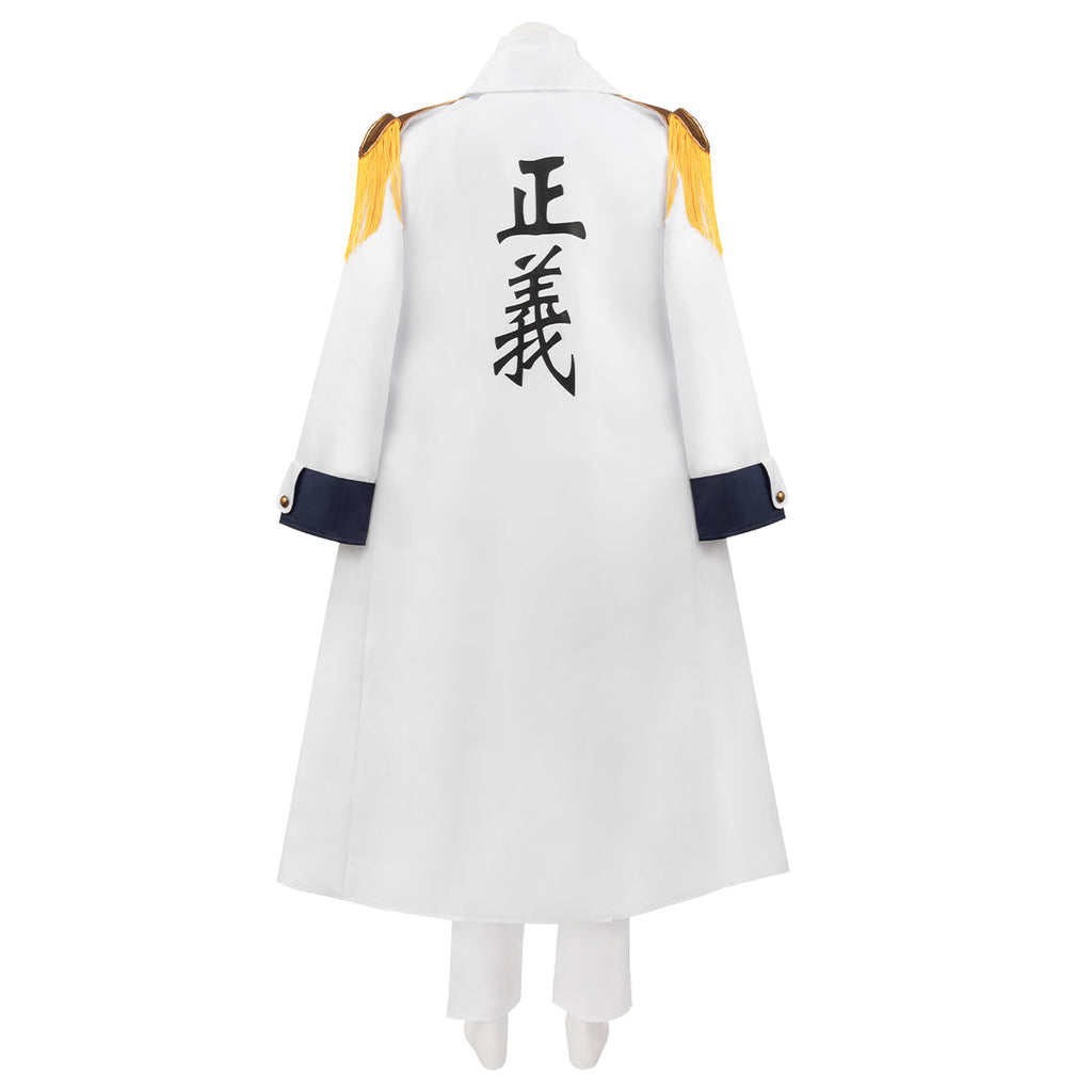 One piece Aokiji Kuzan Navy Admiral Uniform Cosplay Costume