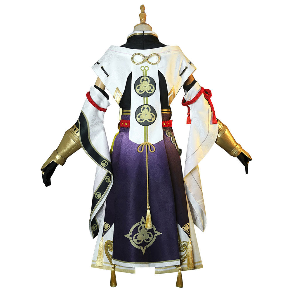 Genshin Impact Kujou Sara Cosplay Costume