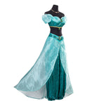 Disney Aladdin Princess Jasmine Dress Cosplay Costume - New Edition