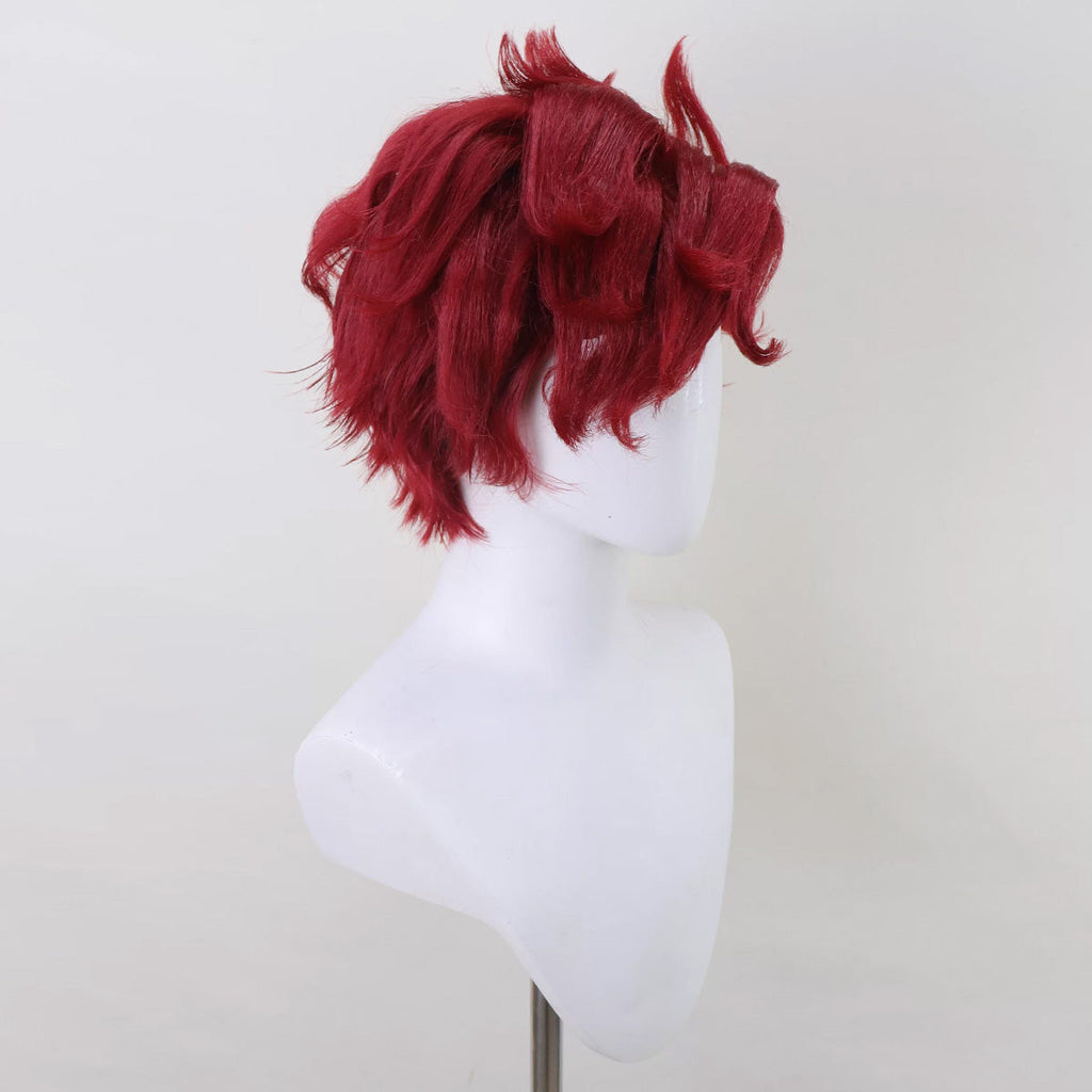 Marvel Rivals Gambit Red Cosplay Wig-No Headband