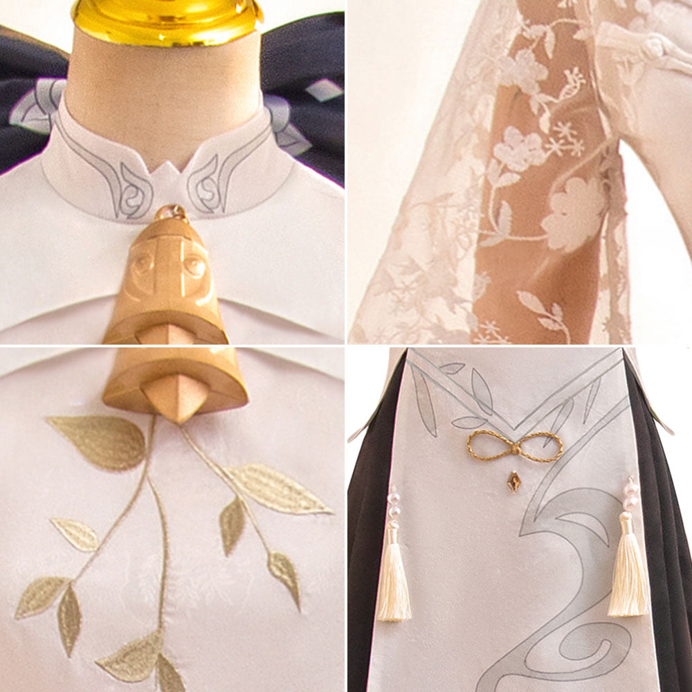 Genshin Impact x Heytea Ganyu Cosplay Costume