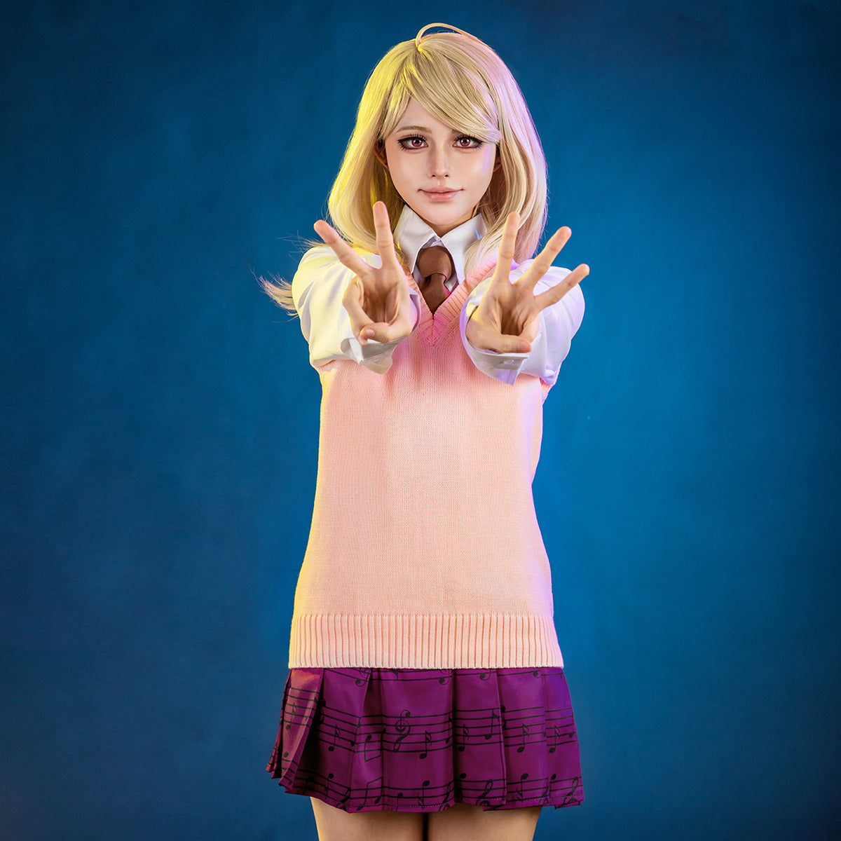 Danganronpa V3 Kaede Akamatsu Cosplay Costume - No Bag