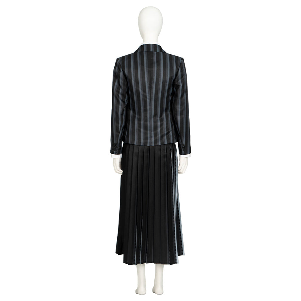 Wednesday Addams School Uniform Cosplay Costume