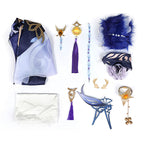 Genshin Impact Ningguang Orchid's Evening Gown Cosplay Costume