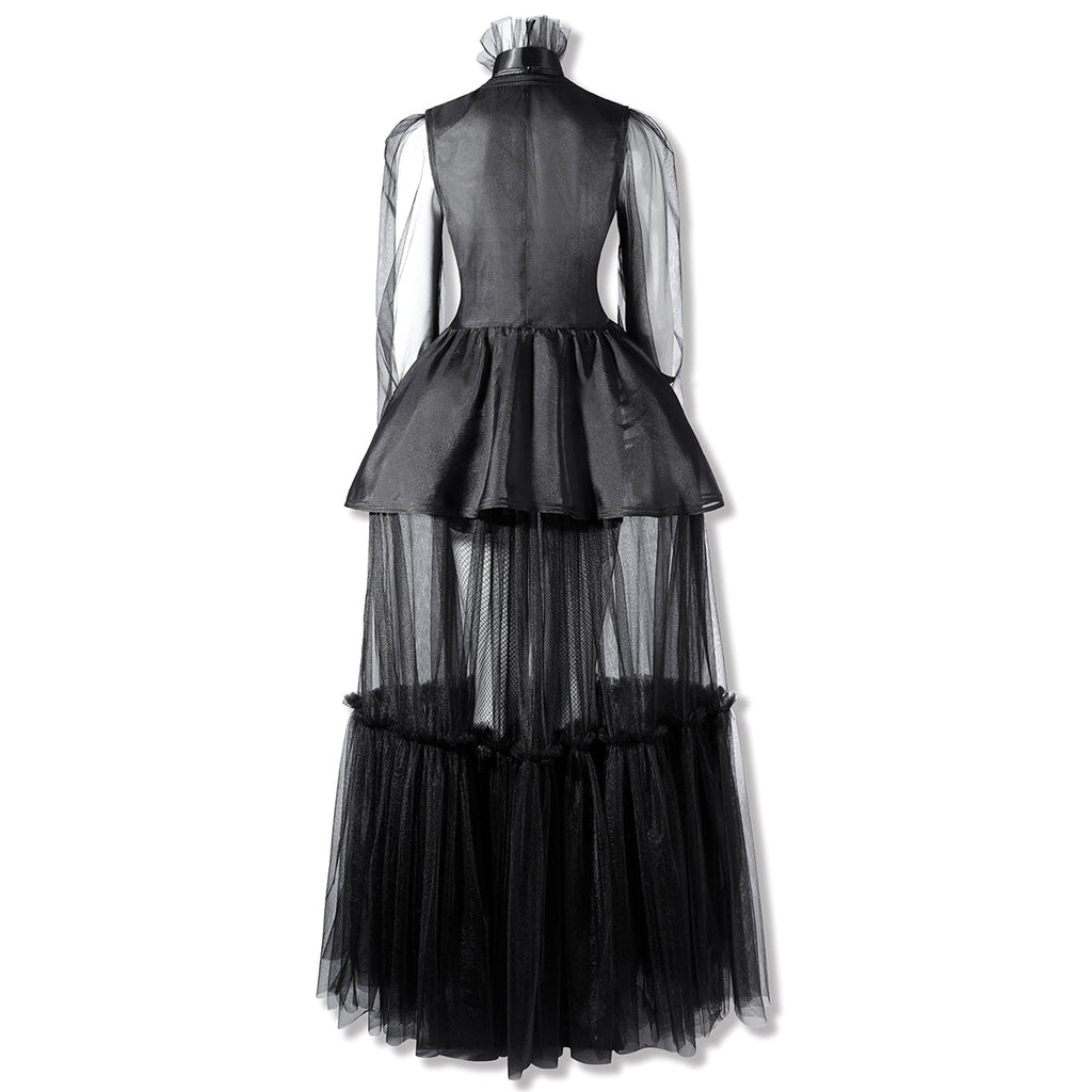 Wednesday Season 2 Wednesday Black Dance Mesh Dress Cosplay Costume