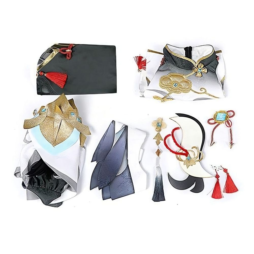 Genshin Impact Shenhe Transparent Version Cosplay Costume