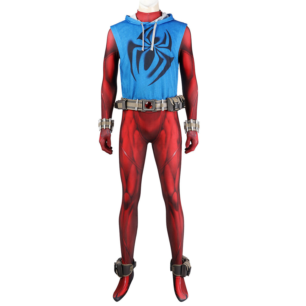 Marvel's Spider-Man 2 Scarlet Spider Cosplay Costume