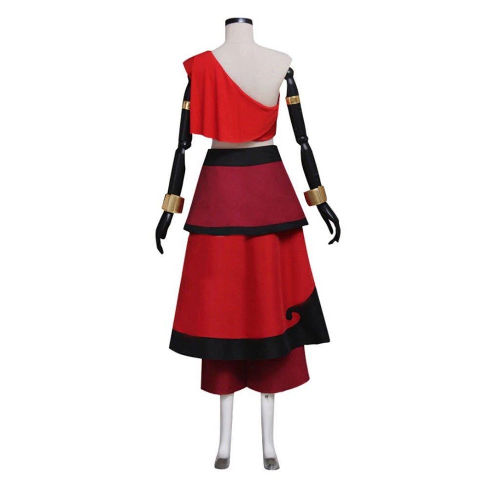 Avatar: The Last Airbender Katara Red Cosplay Costume