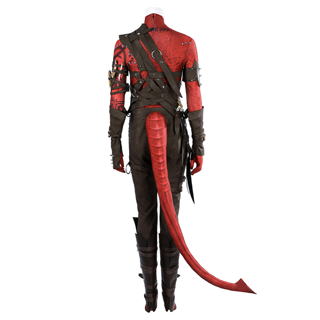 Baldur's Gate 3 Karlach Black Cosplay Costume