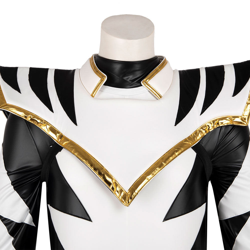 Power Rangers Dino Thunder White Dino Ranger Cosplay Costume