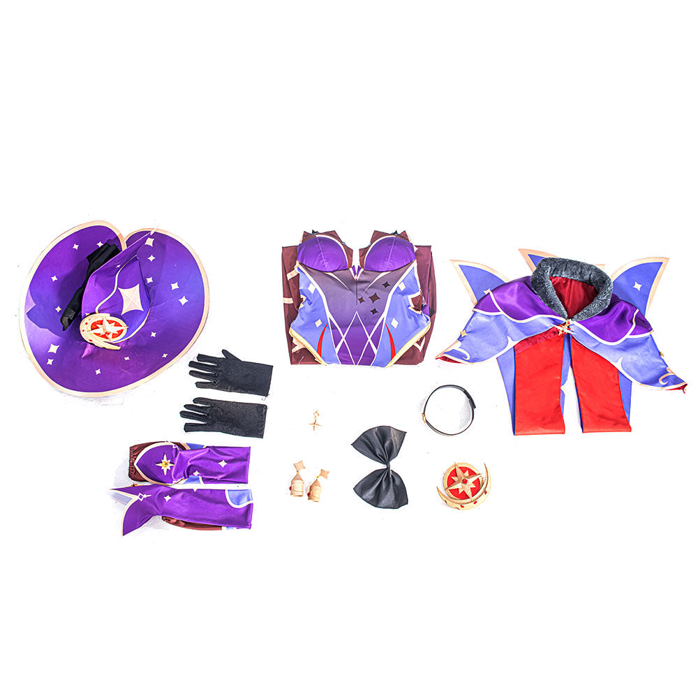 Genshin Impact Mona C Edition Cosplay Costume