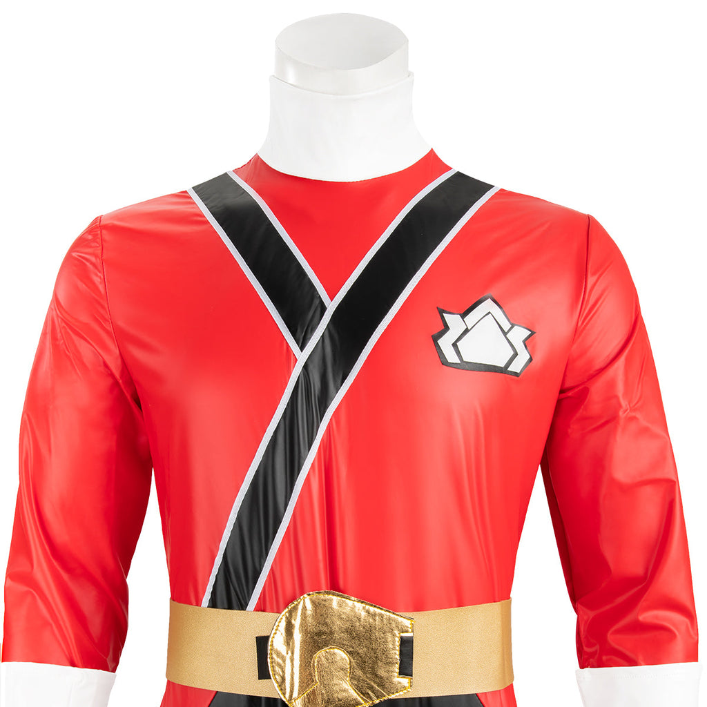Power Rangers Samurai Red Samurai Ranger Cosplay Costume