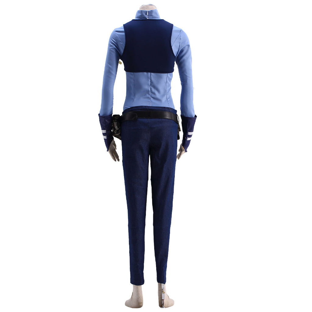 Disney Zootopia Officer Judy Hopps Personify Movie Cosplay Costume - Deluxe Version