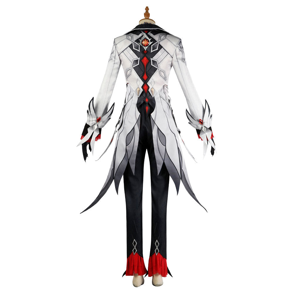 Genshin Impact Fatui Arlecchino Servant New Cosplay Costume