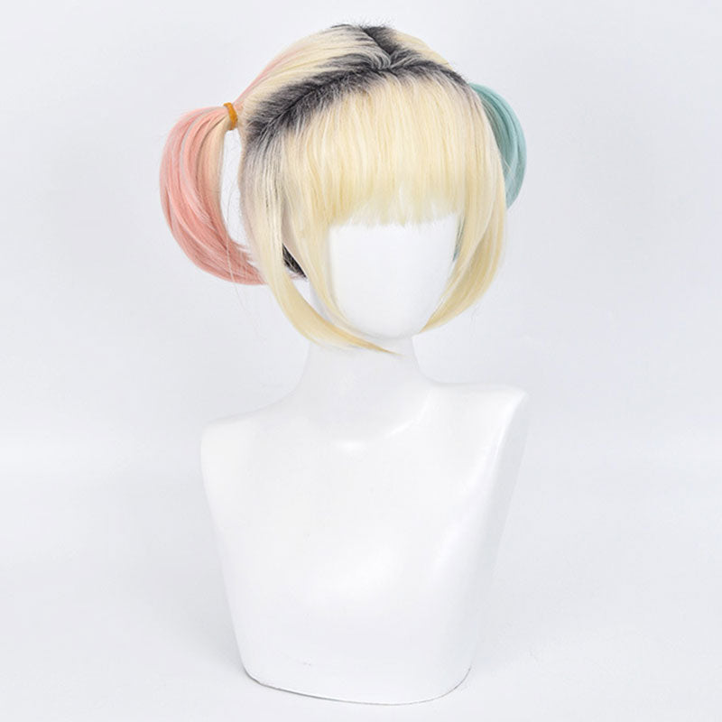 DC Birds of Prey Harley Quinn Golden Cosplay Wig