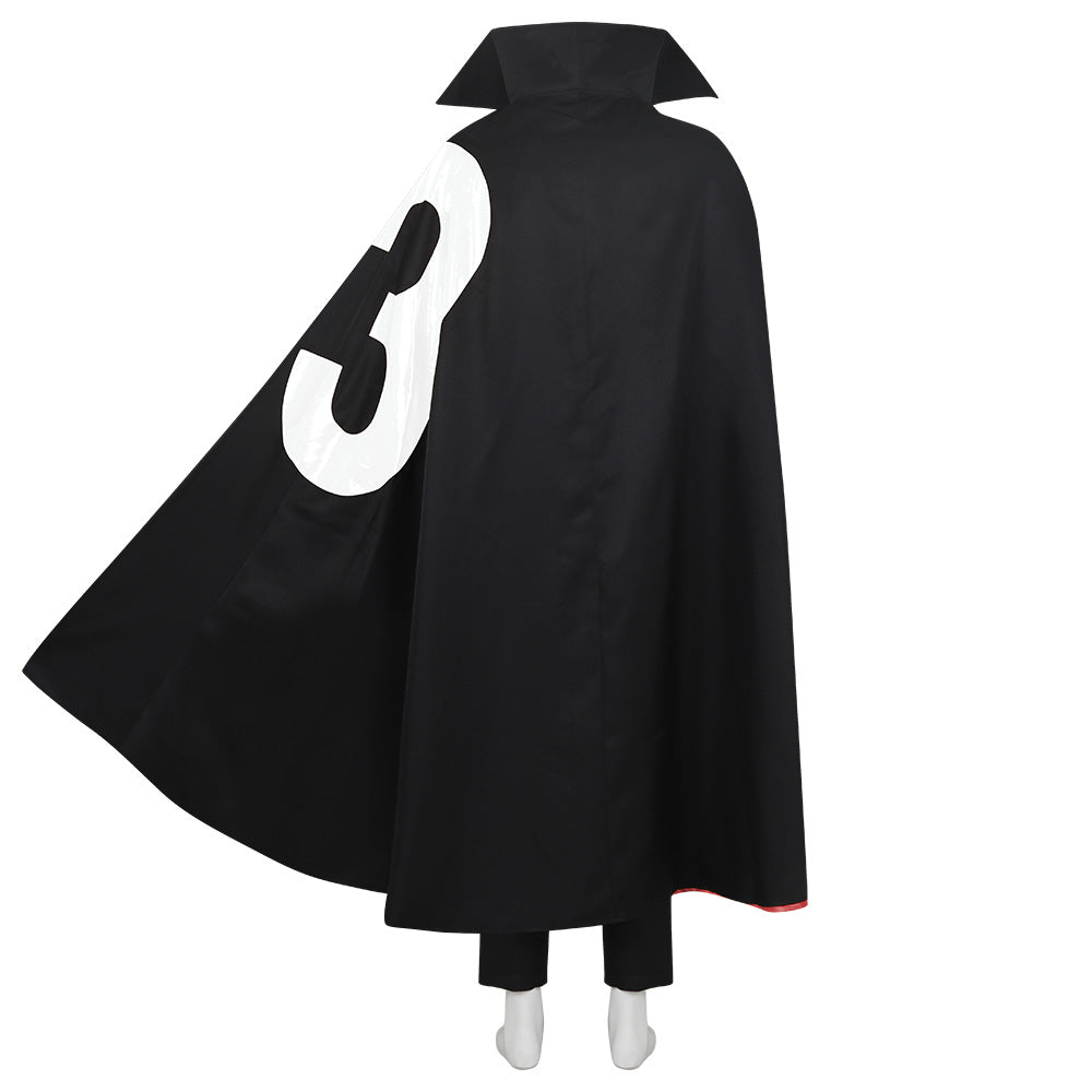 One Piece Germa 66 Sanji Vinsmoke Red Cosplay Costume