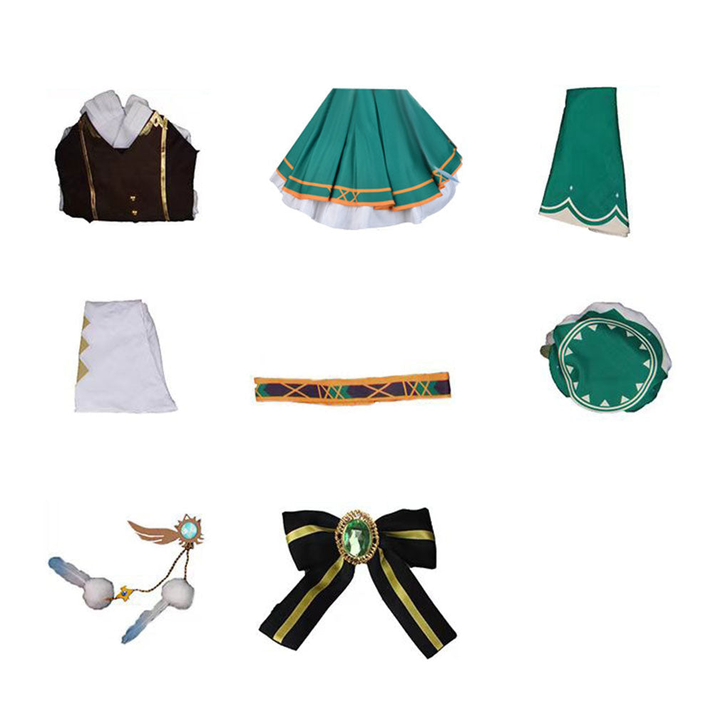 Genshin Impact Venti Female Premium Edition Cosplay Costume