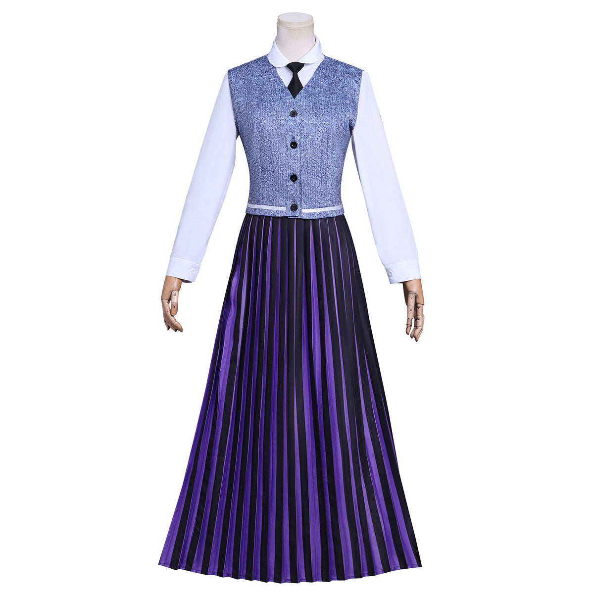 Wednesday Season 2 Agnes DeMille Purple Uniform Costume