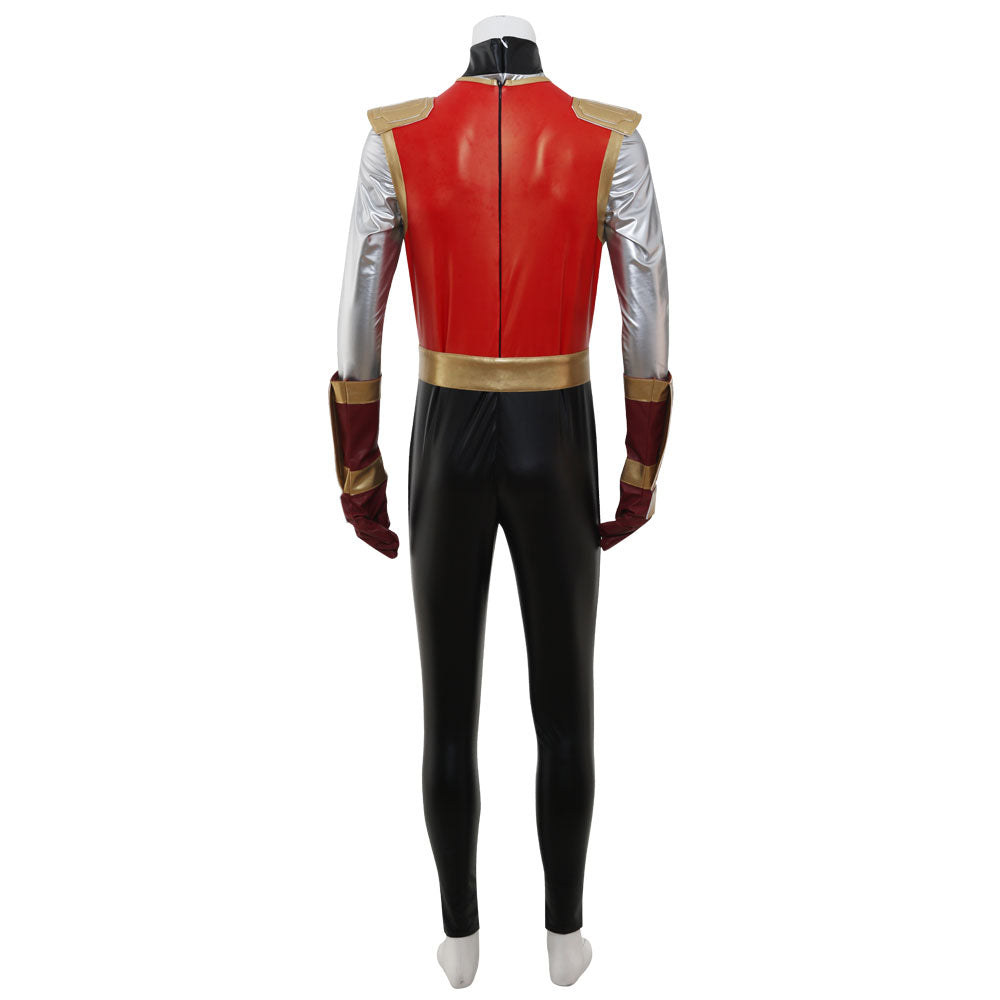 Power Rangers Ninja Storm Crimson Thunder Ranger Cosplay Costume
