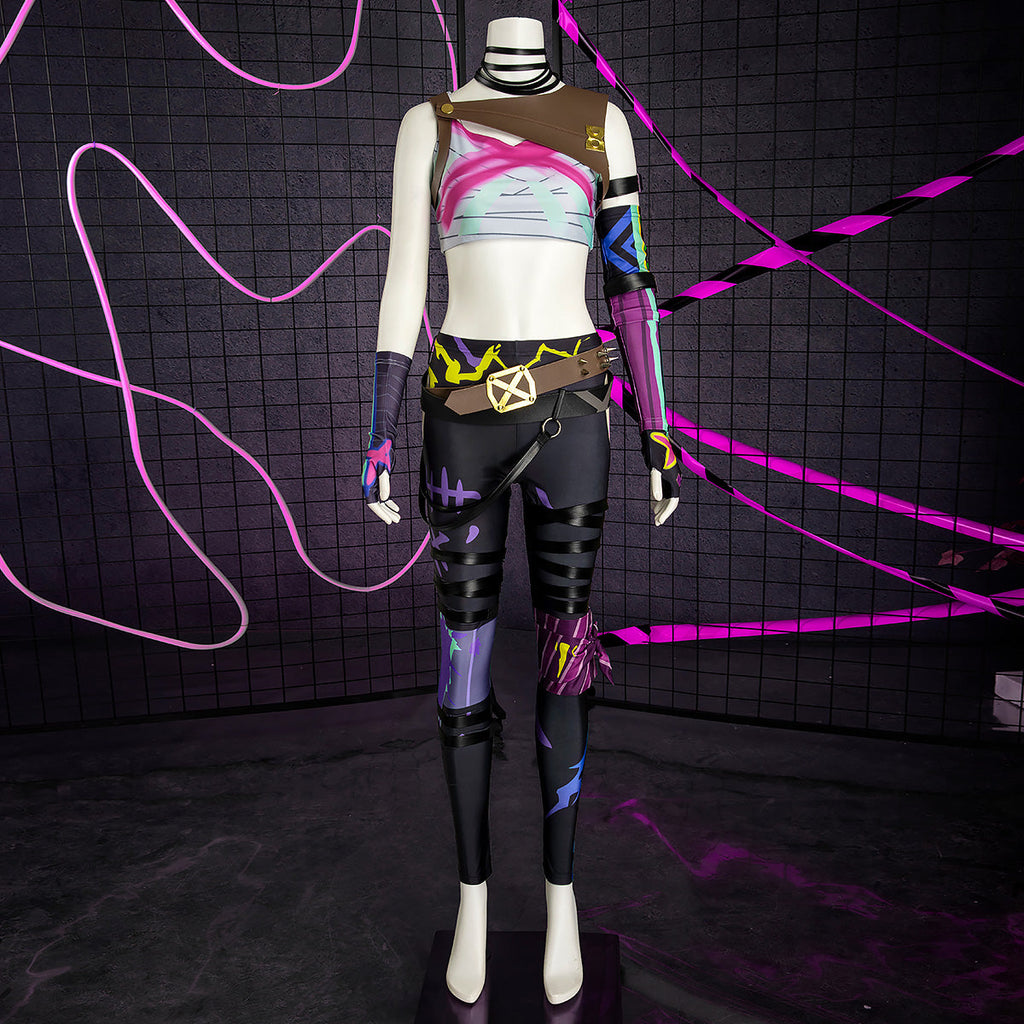 Arcane Season 2 League of Legends LOL Jinx Cosplay Costume