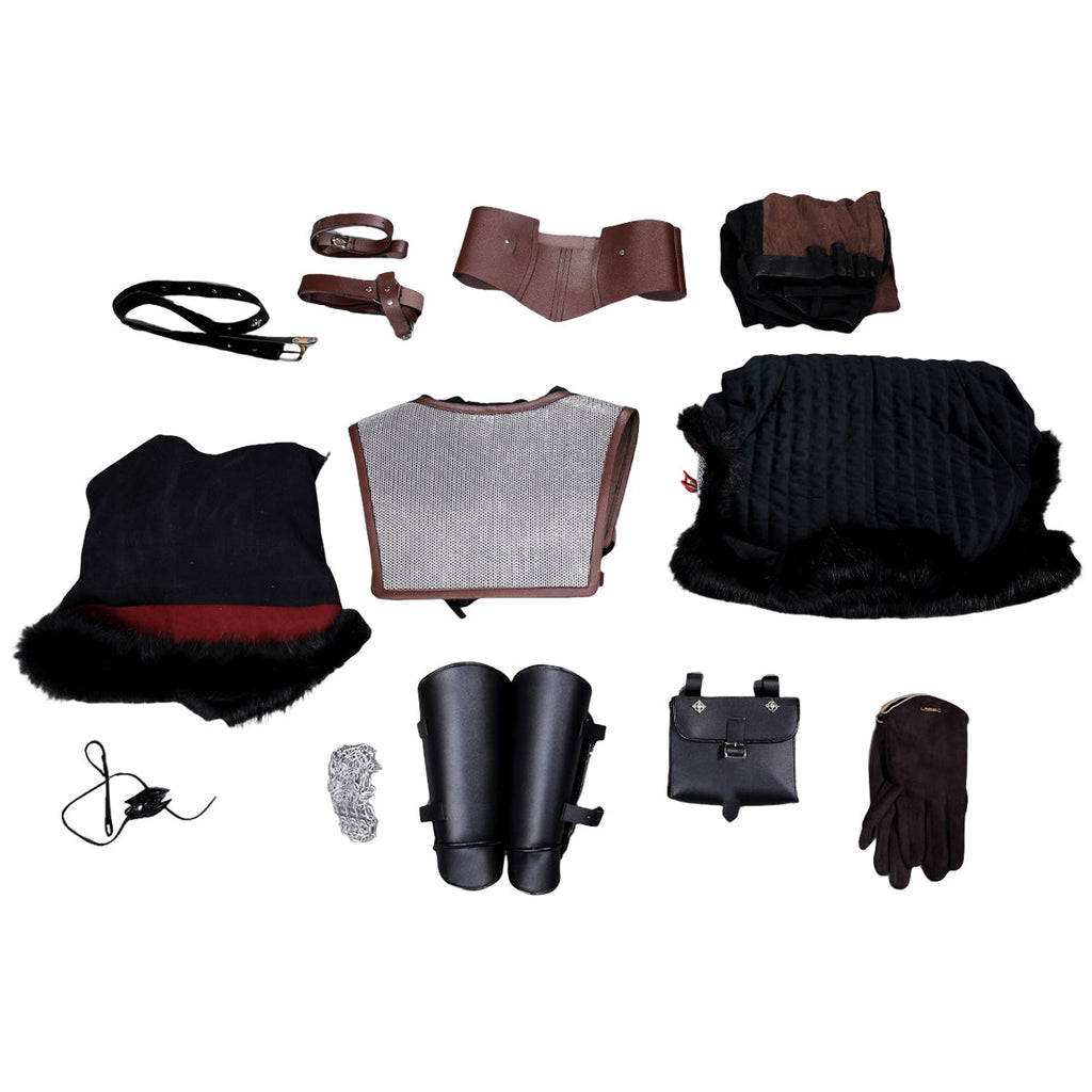 The Witcher 4 Cirilla Black Suit Cosplay Costume