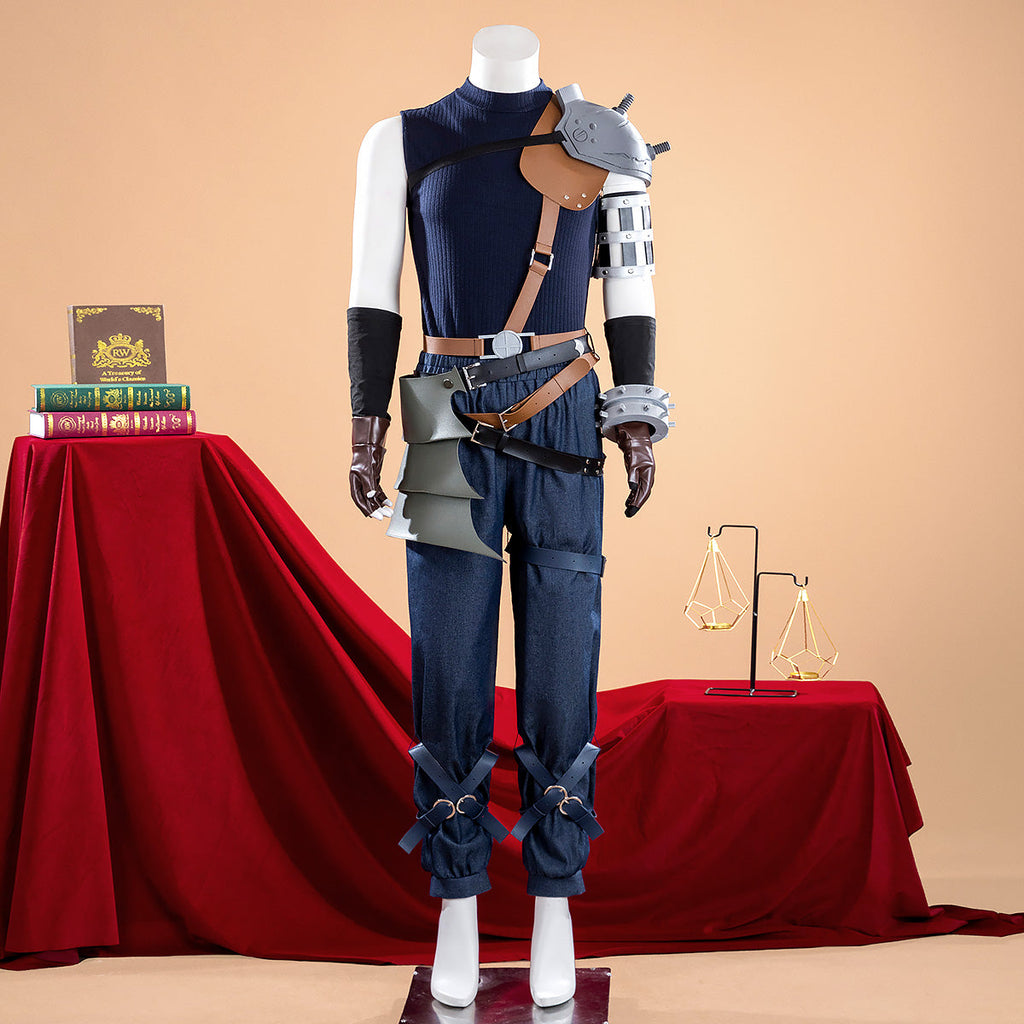 Kingdom Hearts Dissidia Final Fantasy Cloud Strife Cosplay Costume