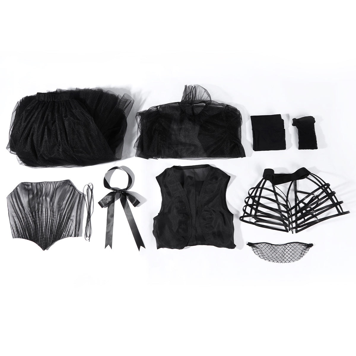 Wednesday Season 2 Wednesday Black Dance Mesh Dress Cosplay Costume