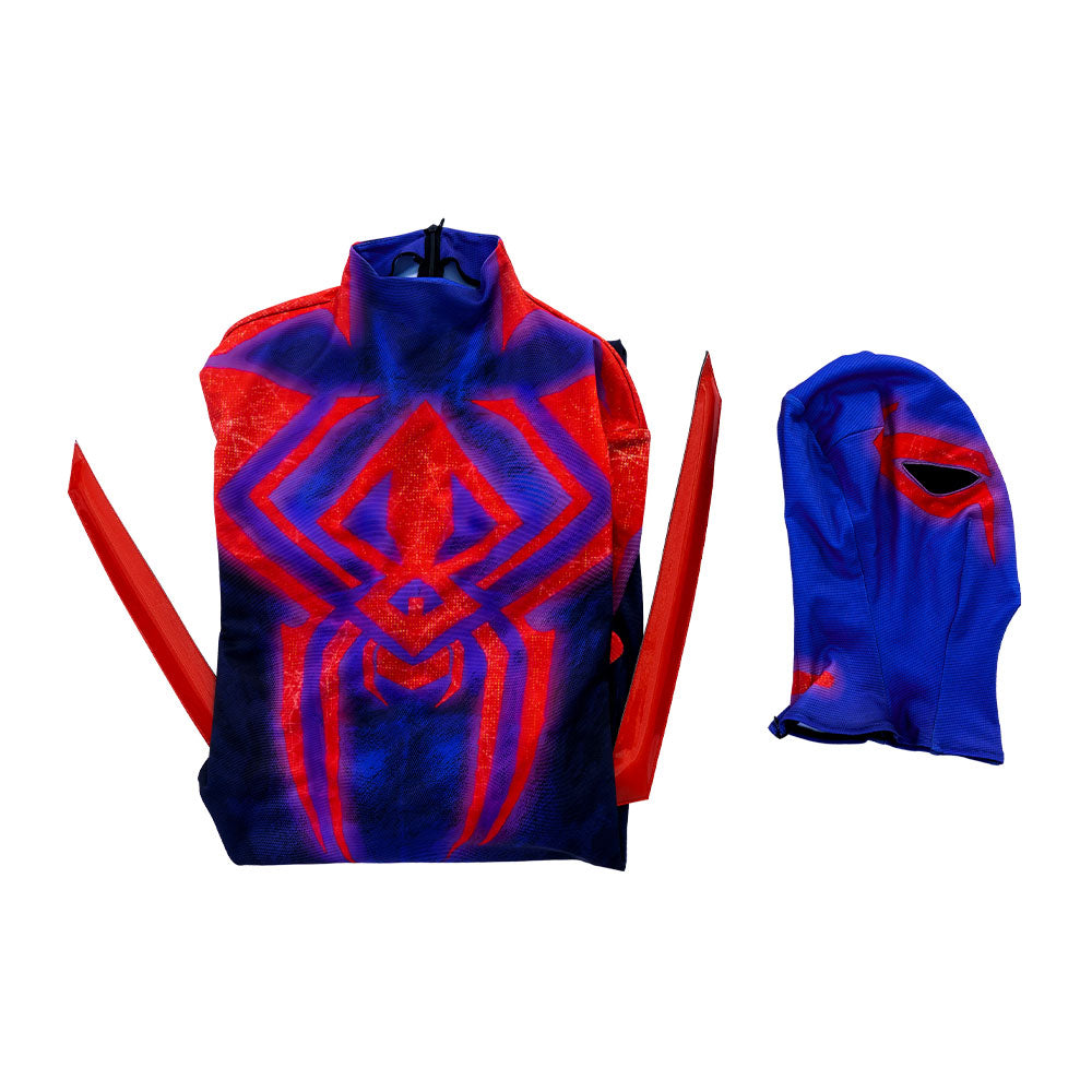 Spider-Verse Miguel O'Hara Spider-Man 2099 Cosplay Costume