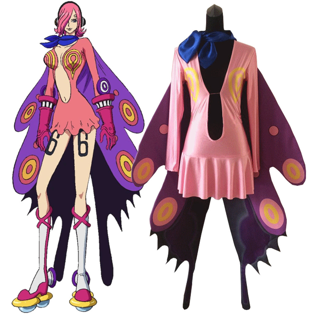 One Piece Vinsmoke Reiju Cosplay Costume