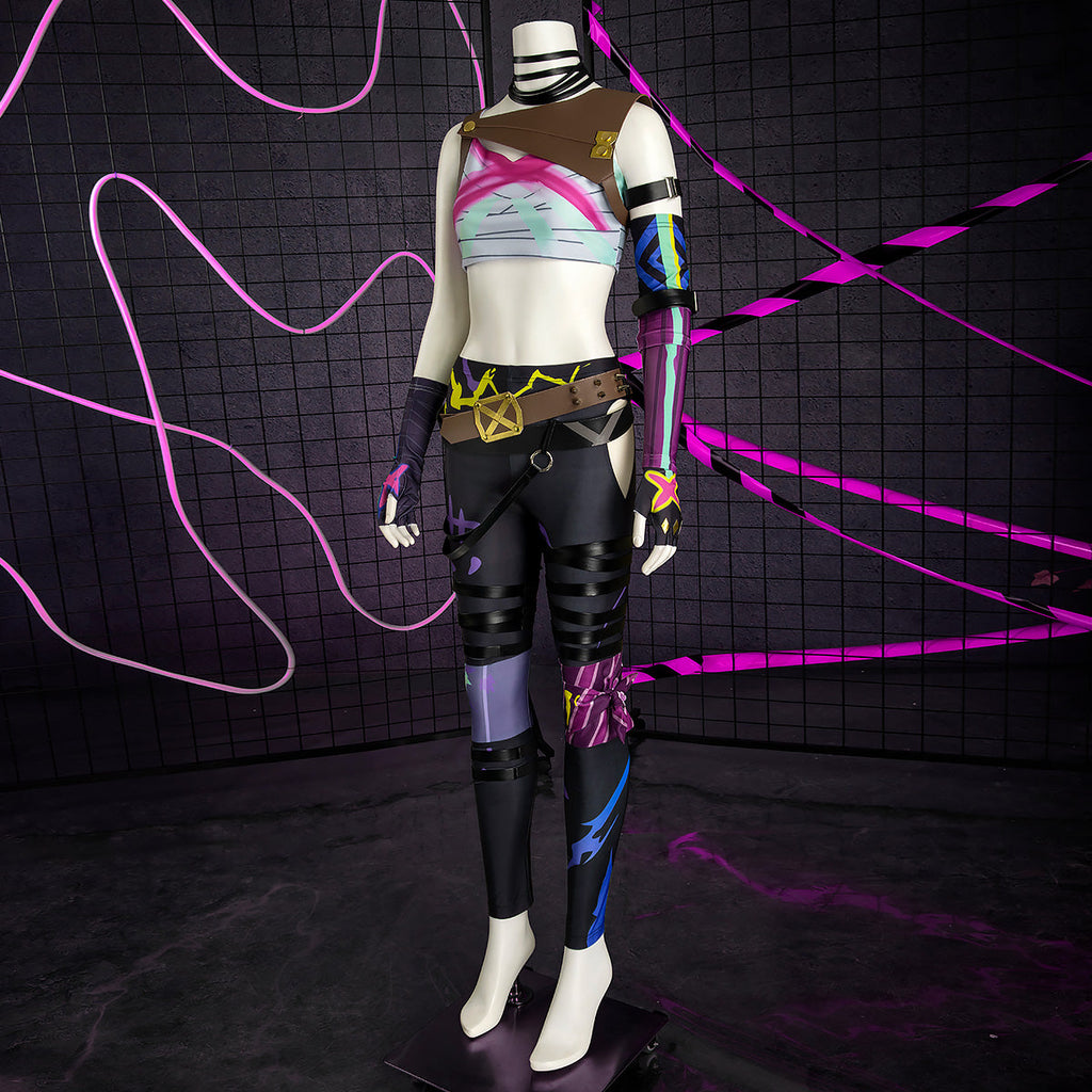 Arcane Season 2 League of Legends LOL Jinx Cosplay Costume