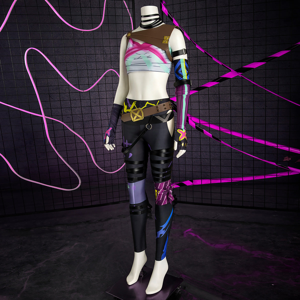 Arcane Season 2 League of Legends LOL Jinx Cosplay Costume