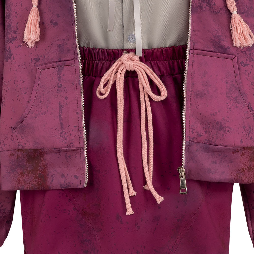 Dead by Daylight Bunny Feng Min Pink Cosplay Costume