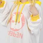 Lycoris Recoil Kurumi Cosplay Hoodie with Headband