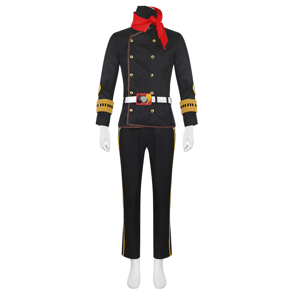 One Piece Germa 66 Sanji Vinsmoke Red Cosplay Costume