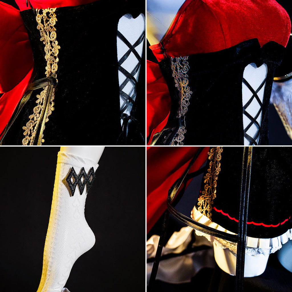 Path to Nowhere Queen of Hearts Hella Cosplay Costume